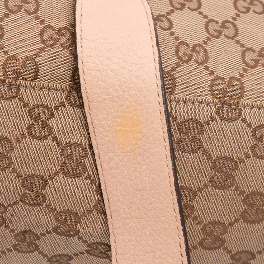 Pre-Loved Gucci Large GG Canvas Icon Bit Satchel - Picture 11 of 12